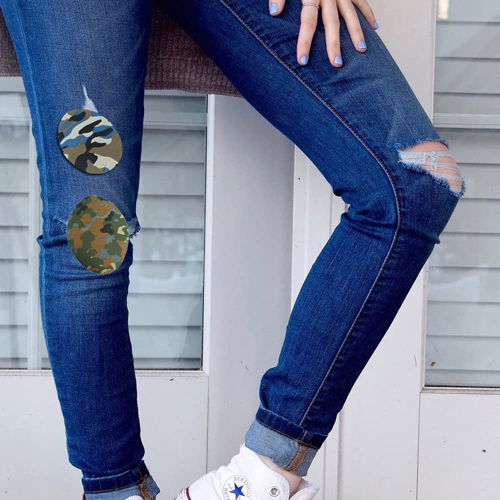 Toppe Termoadesive 14 Mimetiche Per Riparare Jeans E Vestiti (7