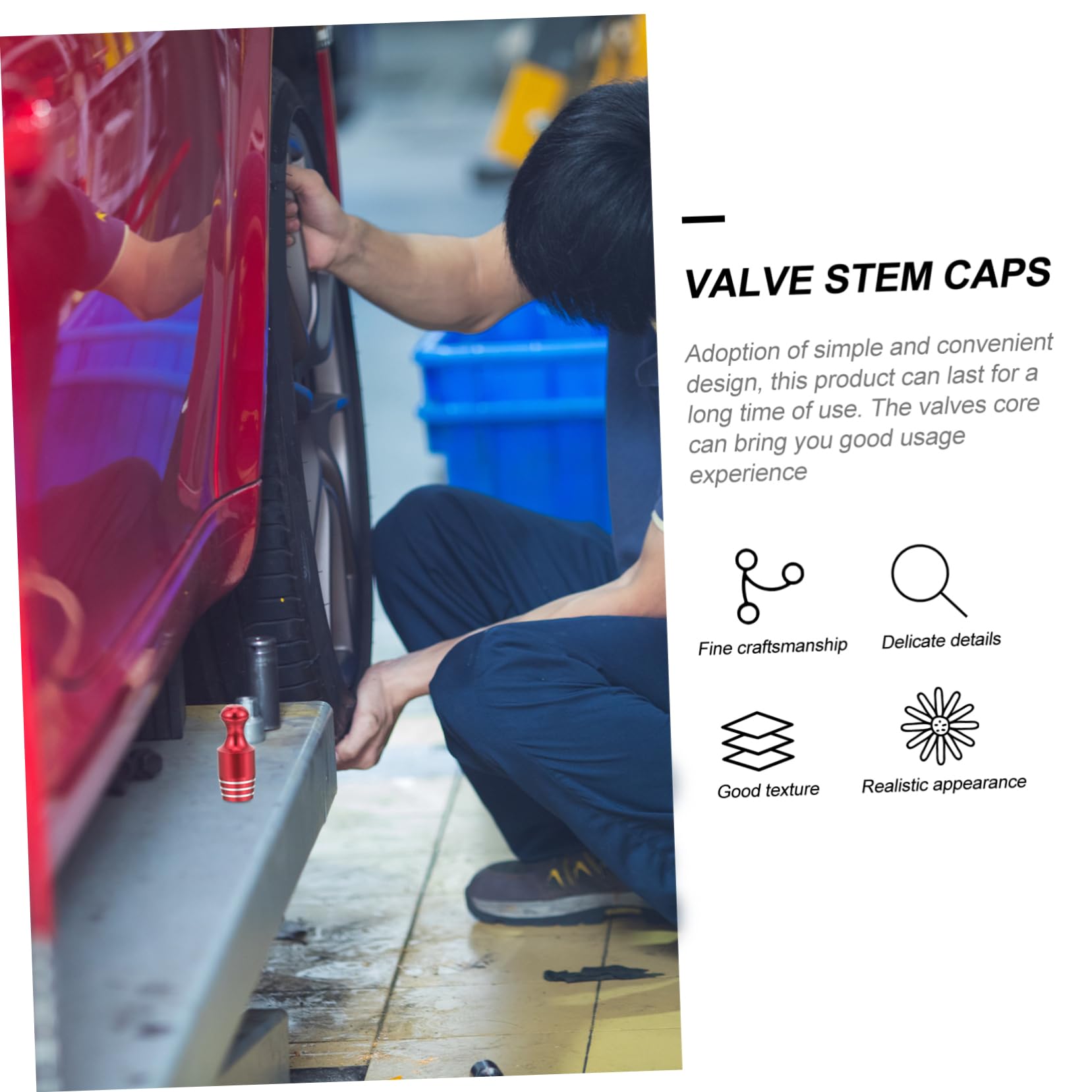 Toddmomy 5pcs Decorative Tire Valve Caps Novelty Shaped Replacement for Cars Trucks and Motorcycles Prevent Leakage Material Valve Lifespan