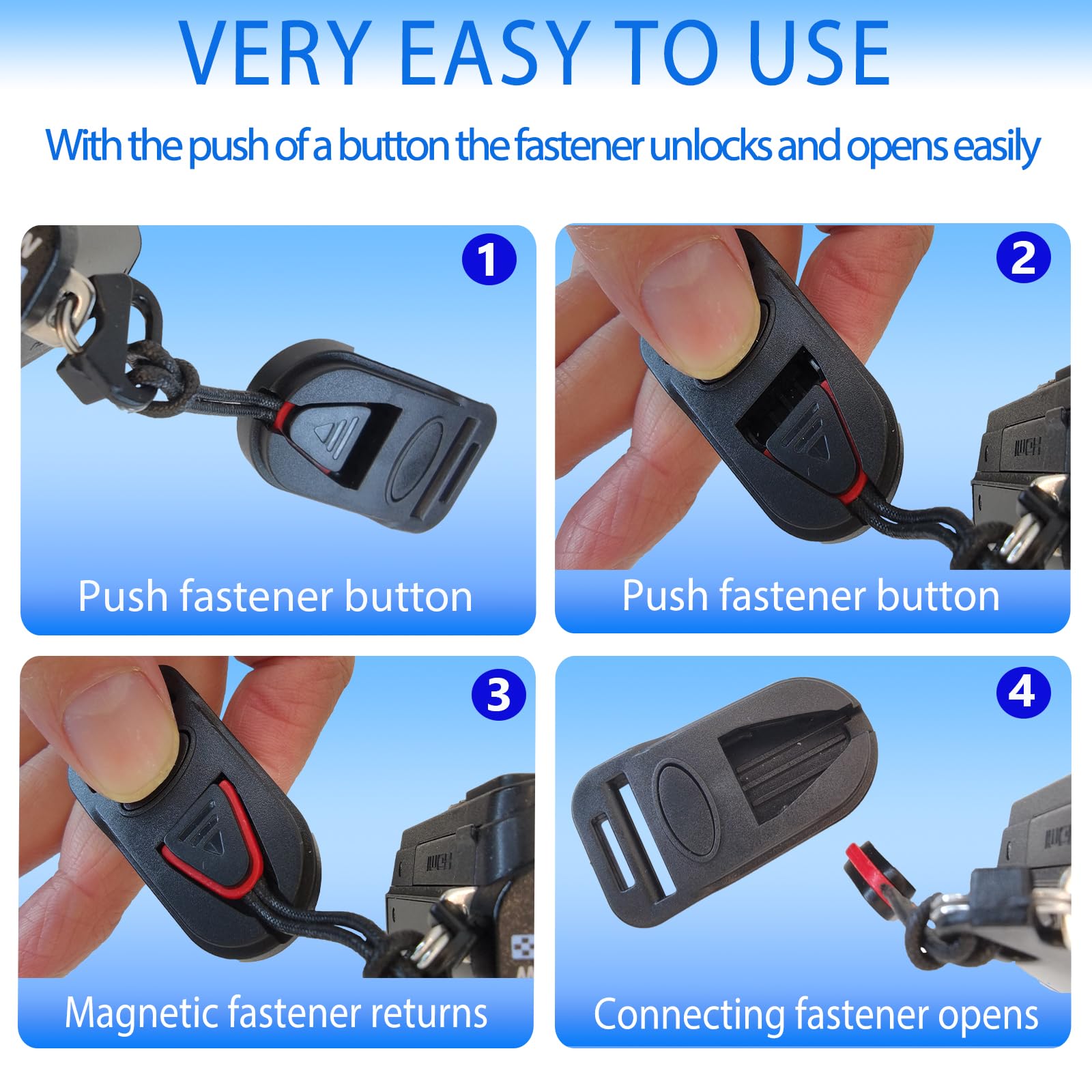 JIAJUNFS Camera Quick Release BuckleNeck StrapWrist StrapHandbagBackpack StrapShoulder Strap Combination BuckleMagnetic Auto Connector RingAnchor Ring Clip