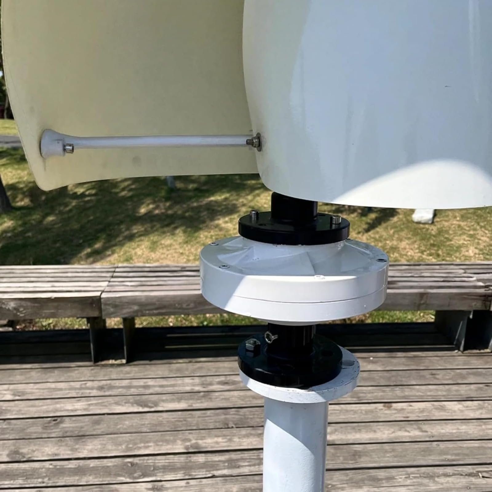 Generatore a turbina eolica a energia libera da 3000 W (12 V, 24 V, 48 V, 220 V, 3 KW) - Asse verticale a basso rumore per uso domestico, tetto, imbarcazione e industria, completo di controller MPPT