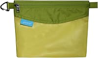 Vista 21 de Pack all Bolsa con cremallera de material resistente al agua, bolsa de malla con cremallera para almacenamiento, viajes, oficina (grande, amarillo)