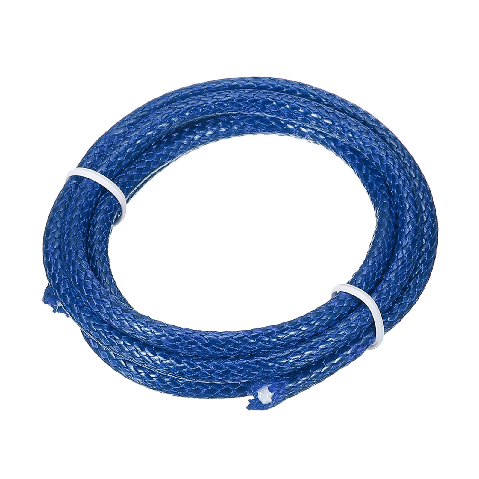 Cordón de cuero trenzado de 5mm redondo y flexible para accesorios hechos a mano