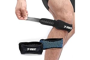 Click Knee Rain Brace - One Size Adjustable, Blue/Black