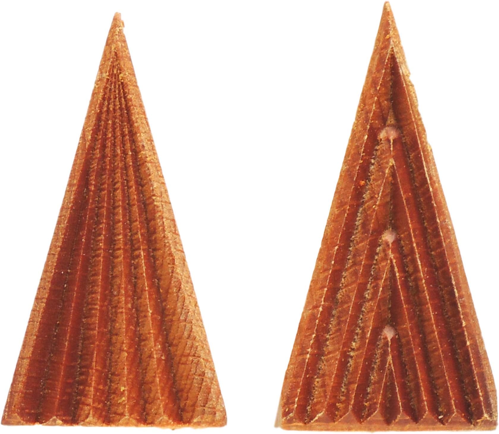 MKM Pottery Tools Stamps 4 Clay Medium Tall Triangle Decorative Stamp for Clay (STM-T1)