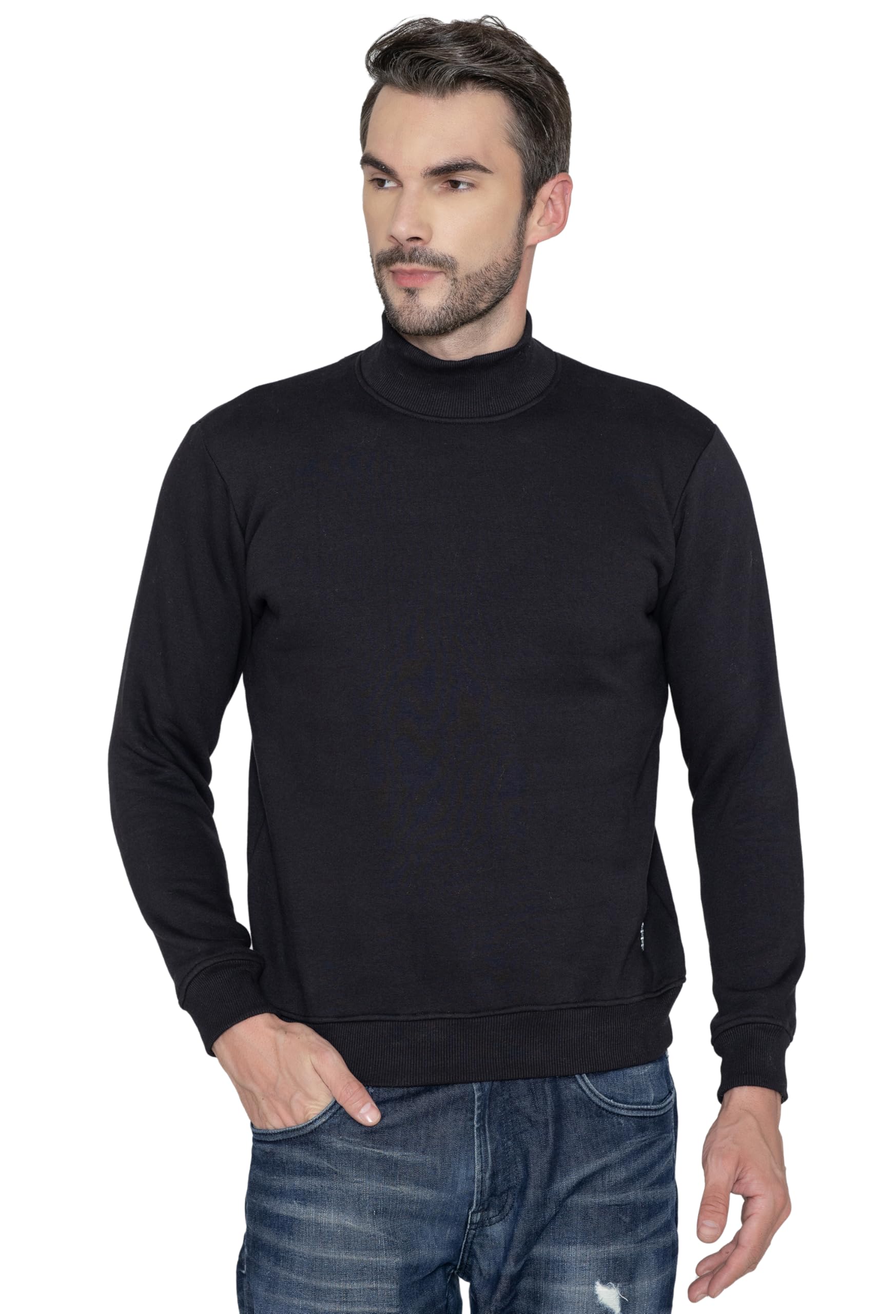 bonjour Men's High Neck Sweatshirt-picture-41