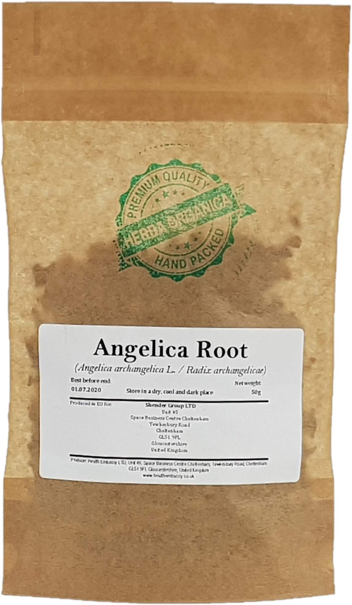 Herba Organica Angelica Root - Angelica Archangelica L # # Wild Celery, Garden Angelica, Norwegian Angelica (50g)