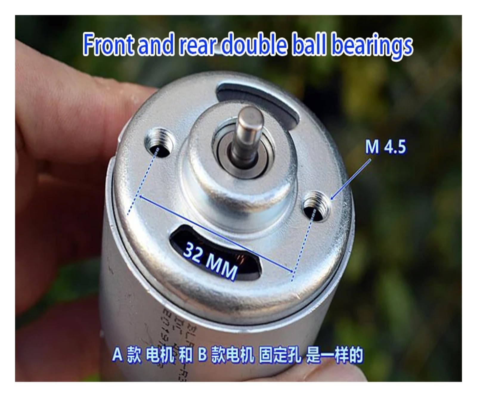Démarreur électronique 48 mm 887 DC24V-40V 36V haute puissance grand couple double roulement à billes moteur for outils