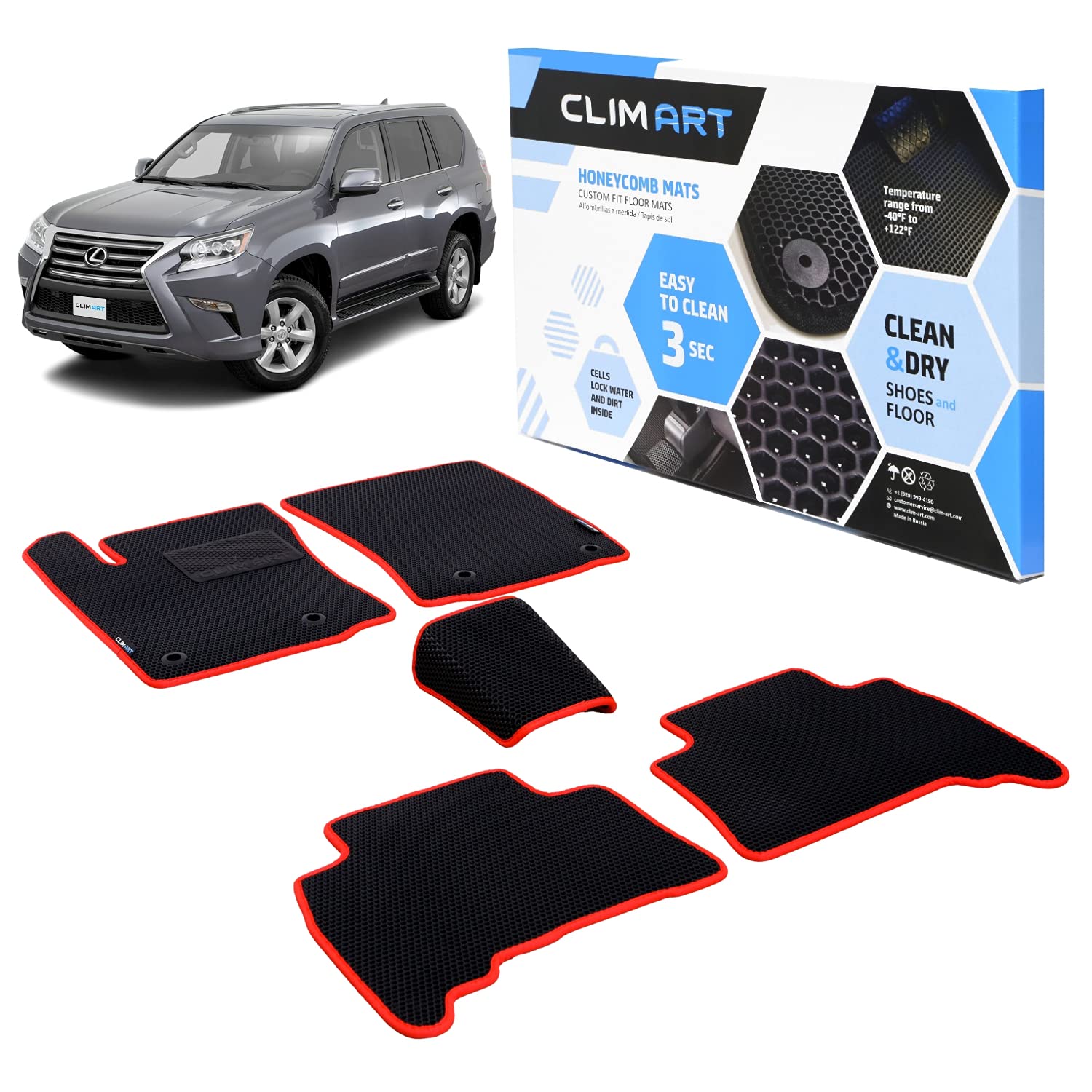 注文後の変更キャンセル返品 CLIM ART Custom Fit Floor Mats for Lexus GX