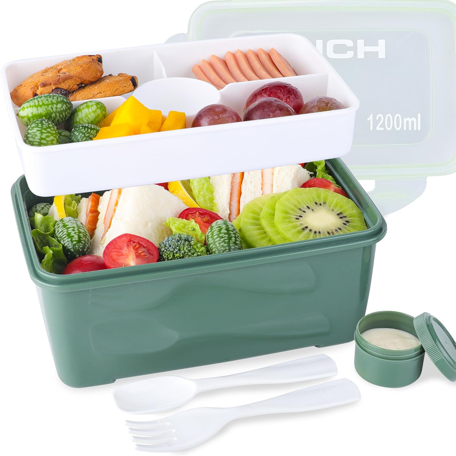 VMVN Bento Lunch Box for Adults,Salad Bowls Container To Go