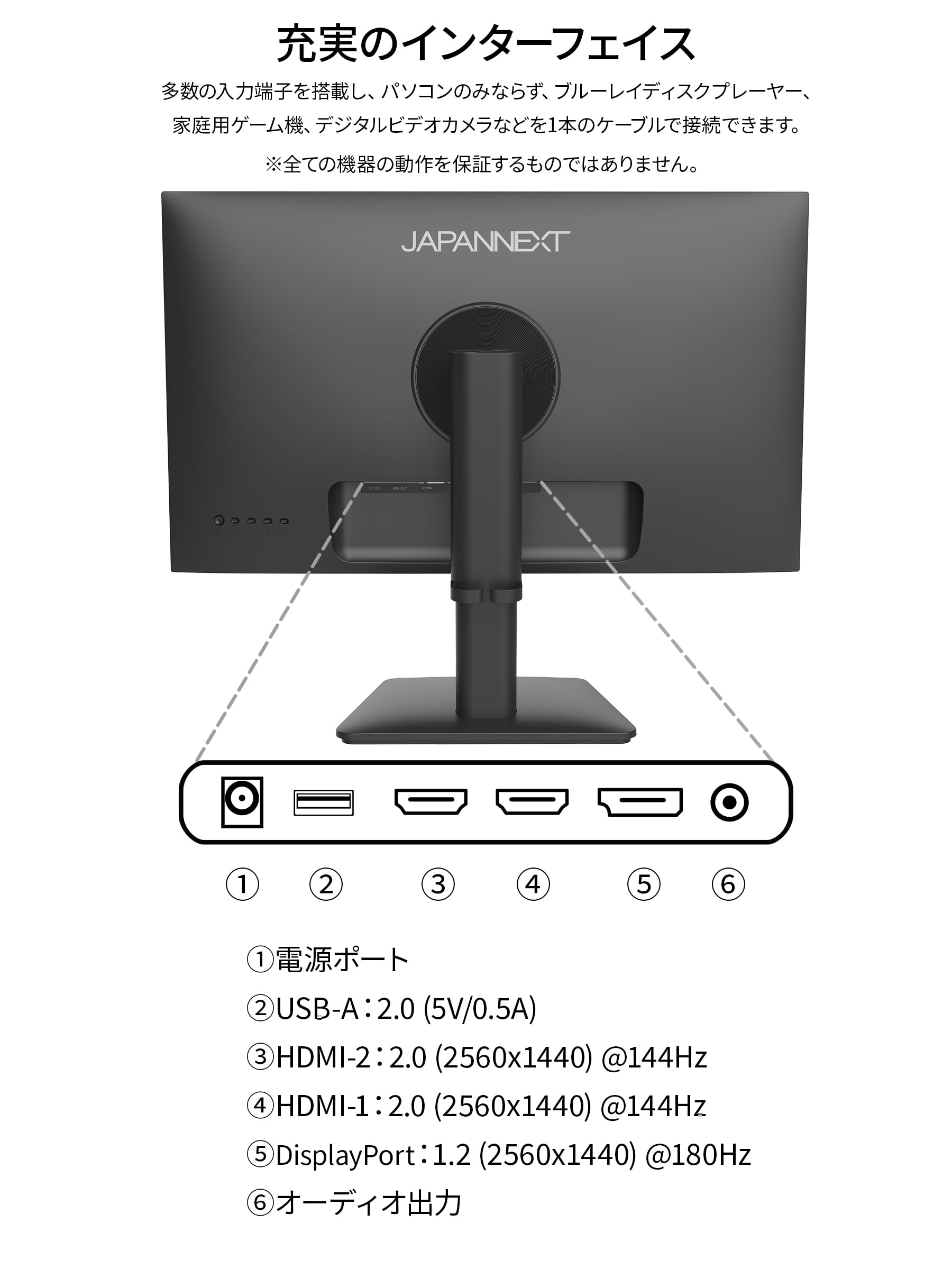 Amazon.co.jp: JAPANNEXT 23.8インチ IPSパネル搭載 180Hz/1ms(GTG:OD