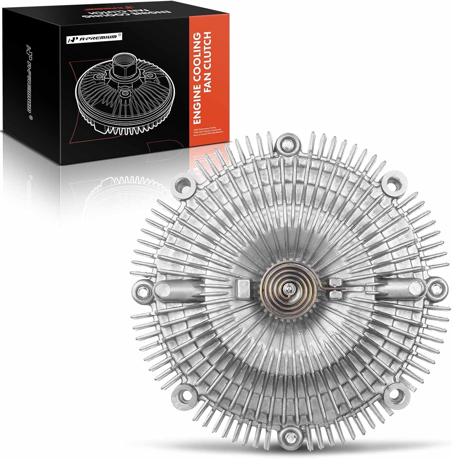 A-Premium Electronic Radiator Cooling Fan Clutch Compatible with Infiniti G35 2003-2005 V6 3.5L DOHC Petrol Standard Rotation, Replace# 21082AG200 21082AG20A