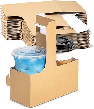 Amazon.co.jp: FMP Brands 使い捨てドリンクキャリア ハンドル付き 25 Amazon.co.jp: FMP Brands 使い捨てドリンクキャリア ハンドル付き 25