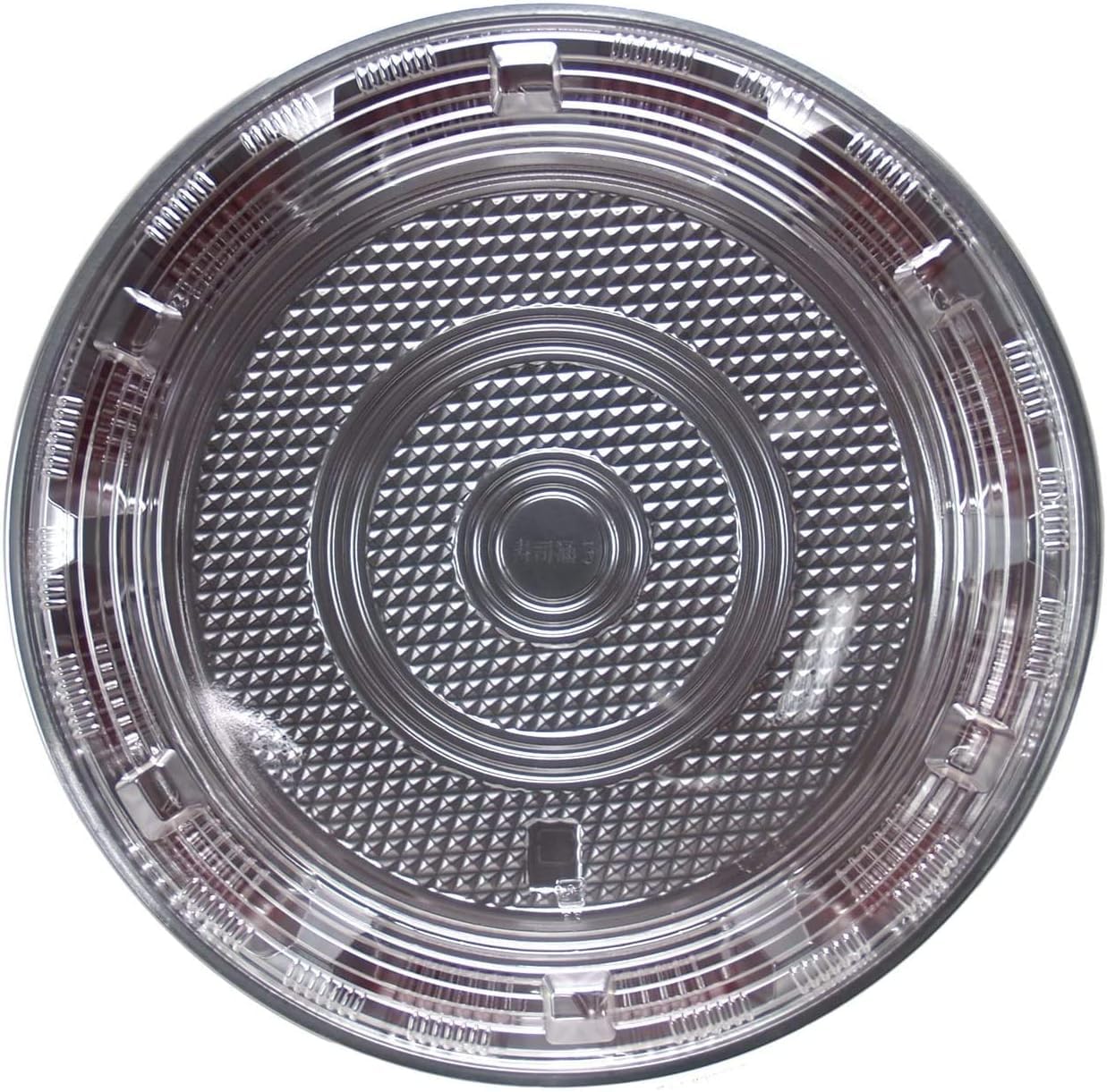 Fukusuke Woodworking F-724 Hors D'oeuvres Tray Food Pack, Set of 3, 40 Pieces, Silver, Vermilion, Diameter 12.4 x 1.8 inches (31.5 x 4.5 cm), Disposable Container, Hors D'oeuvres, Food Pack,