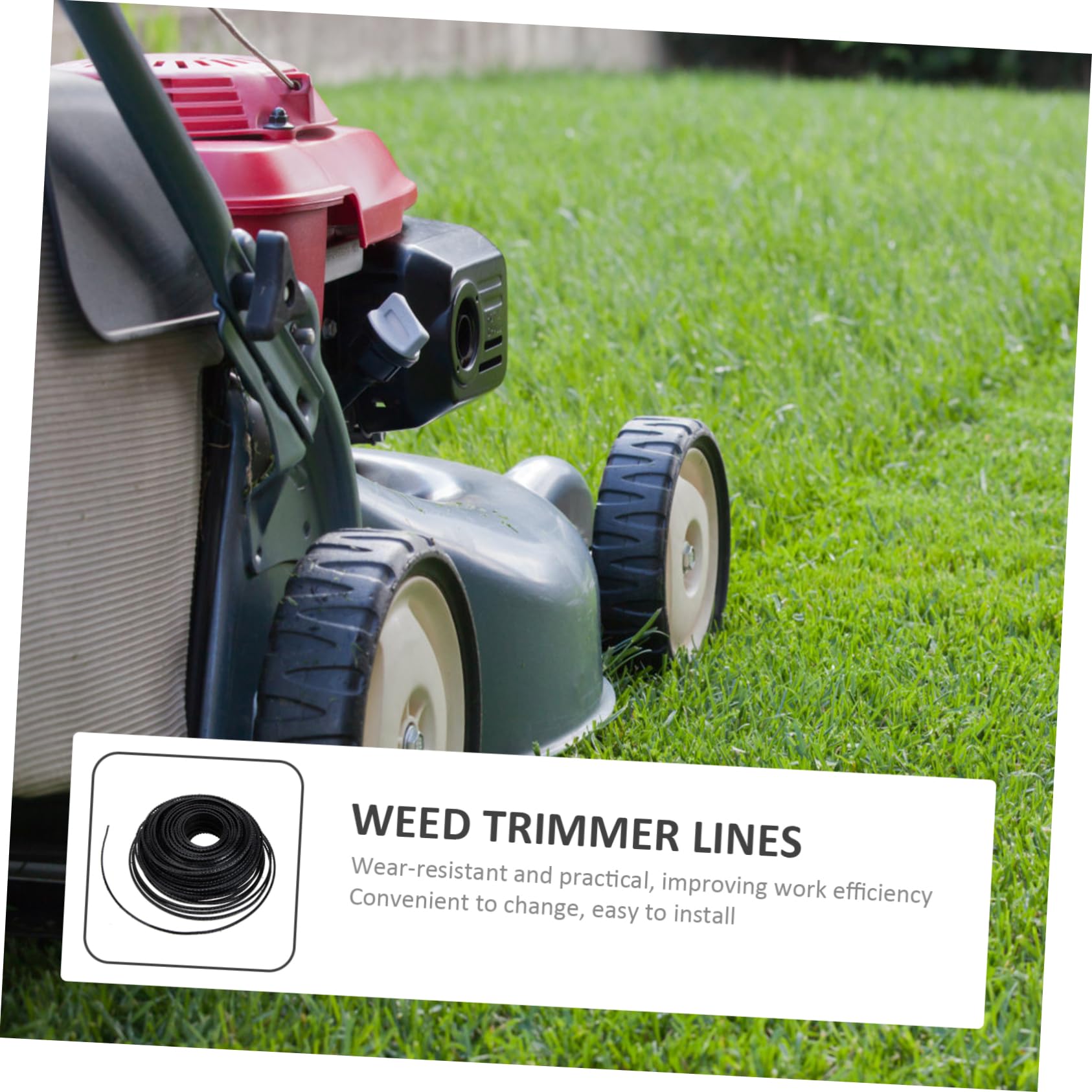 CLISPEED Accesorios para Línea de Corte de Desbrozadora Hilo para Recortadora de Hilo Profesional Reforzado para Jardinería