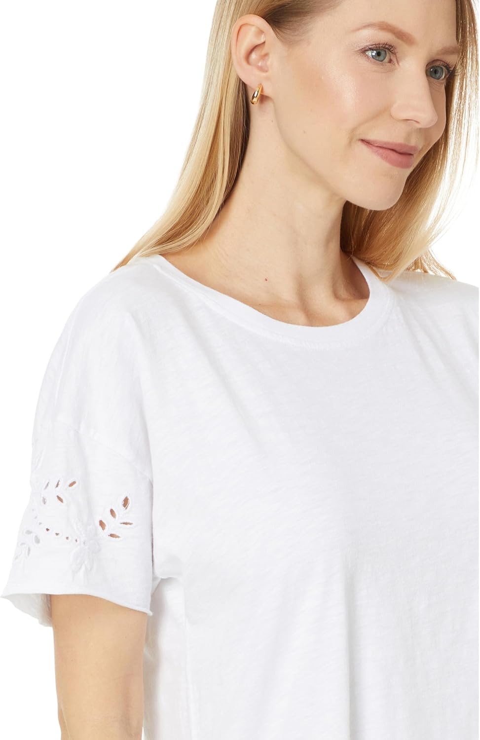 Mod-O-Doc Women's Embroidered Short Sleeve Crew Tee - Image 3