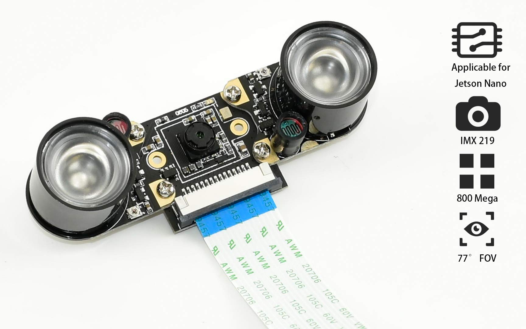 Buy 8MP IMX21977IR Infrared Camera for Jetson Nano Developer Kit 3280×