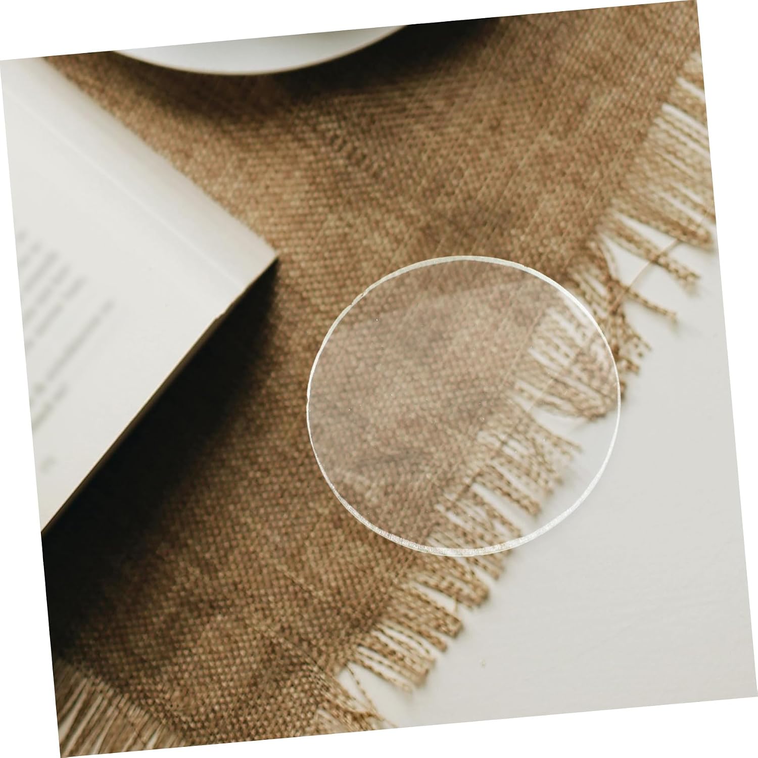 Magnifying Lens 10x Magnification Convex Lens Magnifying Glasses Magnification Lenses Glass Magnifier DIY Magnifier Tool