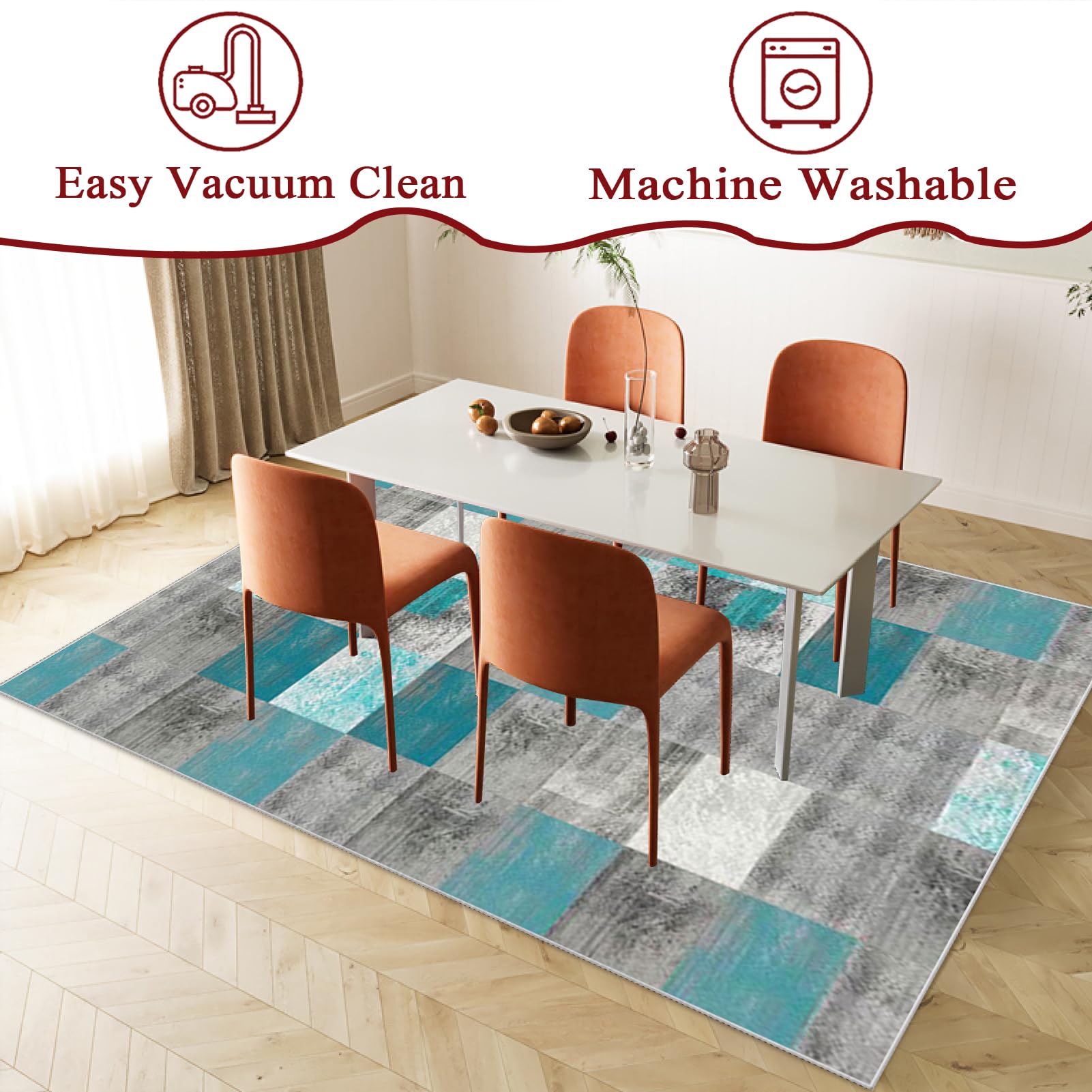 Tappeto per Sedia Ufficio Gaming, Alfombrilla de Protección para Suelos Duros, Tappetino per Sedia da Ufficio, Sedia Protettiva Multiuso per la Casa Tappeto per Pavimenti in Laminato 120 x 160 cm