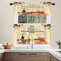 Vista 14 de Shrahala Ethnic Geometric Tribal Kitchen Valances Half Window Curtain, Native American Navajo Tribal Design Print Kitchen Valance for Window Ink