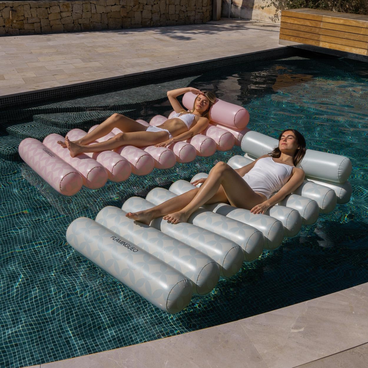 Flamingueo Colchoneta Piscina - Flotadores Piscina, Colchoneta Playa, Hinchables para Piscina, Flotadores Adulto, Colchoneta Hinchable (94 x 180 x 37 cm)