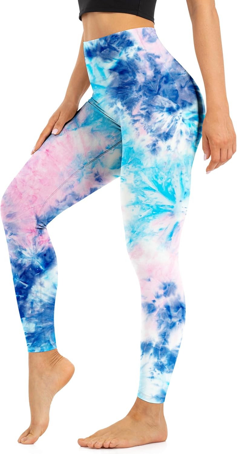 Blisset High Waist Leggings for Women - Opaque, Soft Tummy Control Athletic Pants for Yoga, Running, Workout and Gym