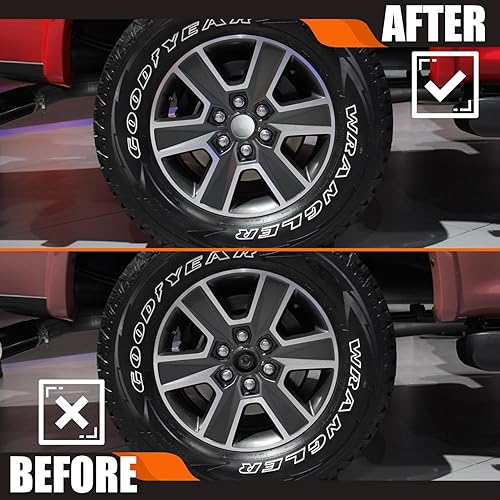 Miniatura 249 de TMS - Tapones centrales de rueda de 2.7 pulgadas para BMW Serie 3, 4, Serie 5, Serie X, Serires Z, Series 3613 6783 536, paquete de 4