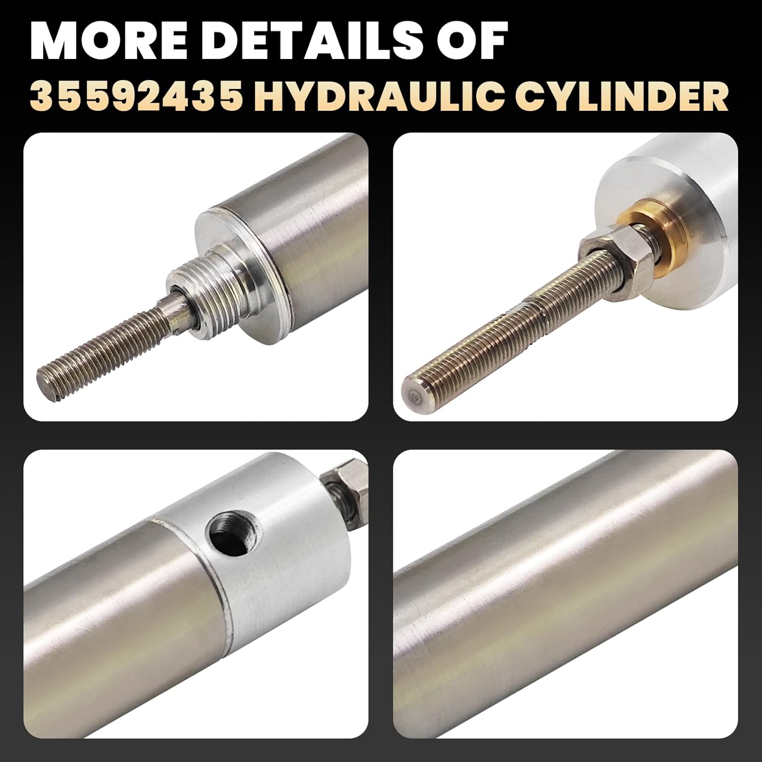 Pneumatic Air Cylinder 35592435 Compatible with Ingersoll Rand Air Compressor XP375WJD P185WJD XP185WJD P185WJD Hydraulic Cylinder