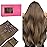 WENNALIFE Clip in Hair Extensions, 150g 14 Inch 9pcs Light Ash Brown Human Hair Extensions Thicker Clip in Hair Extensions Real Human Hair Clip Set Double Weft