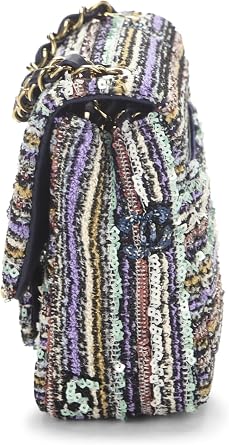 Pre-loved Multicolor Sequin Half Flap Mini, Multi