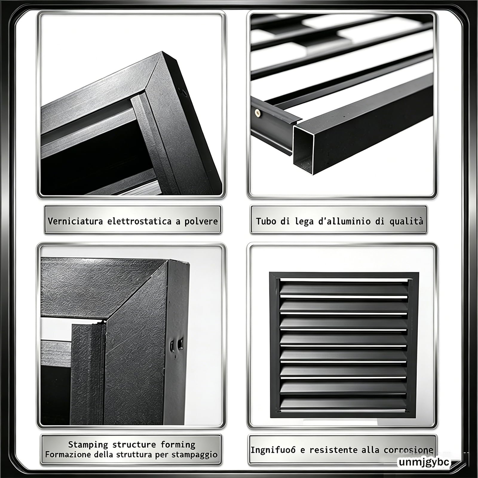 Copri condizionatore da esterno Bianco 100×50×70 (1.5P) - Copertura per condizionatore, bidoni spazzatura e pompe piscina - Resistente al sole e alla pioggia