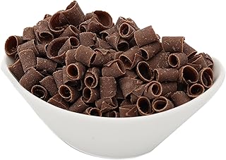 Milk Chocolate Decorating Curls, OliveNation Milk Chocolate Curls for To...
