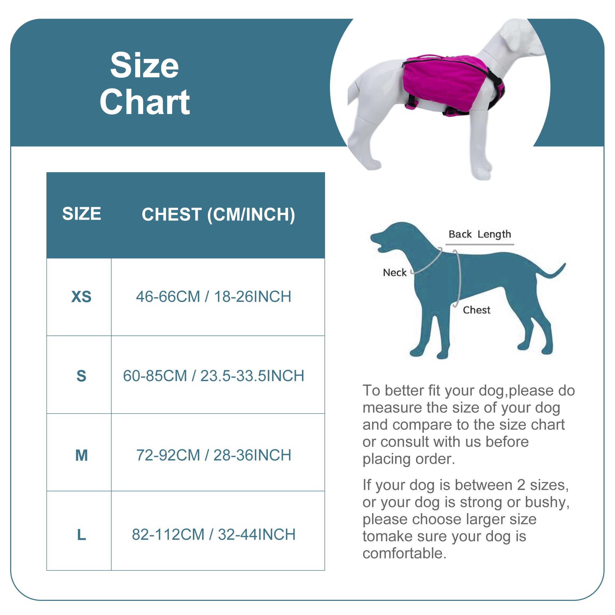 Dog Backpack for Hiking, Multifunctional Dog Day Pack Zippered Travel Dog Saddle Bag Outdoor Hiking Backpack with 2 Capacious Side Pockets for Small Medium Large Dogs Green XS