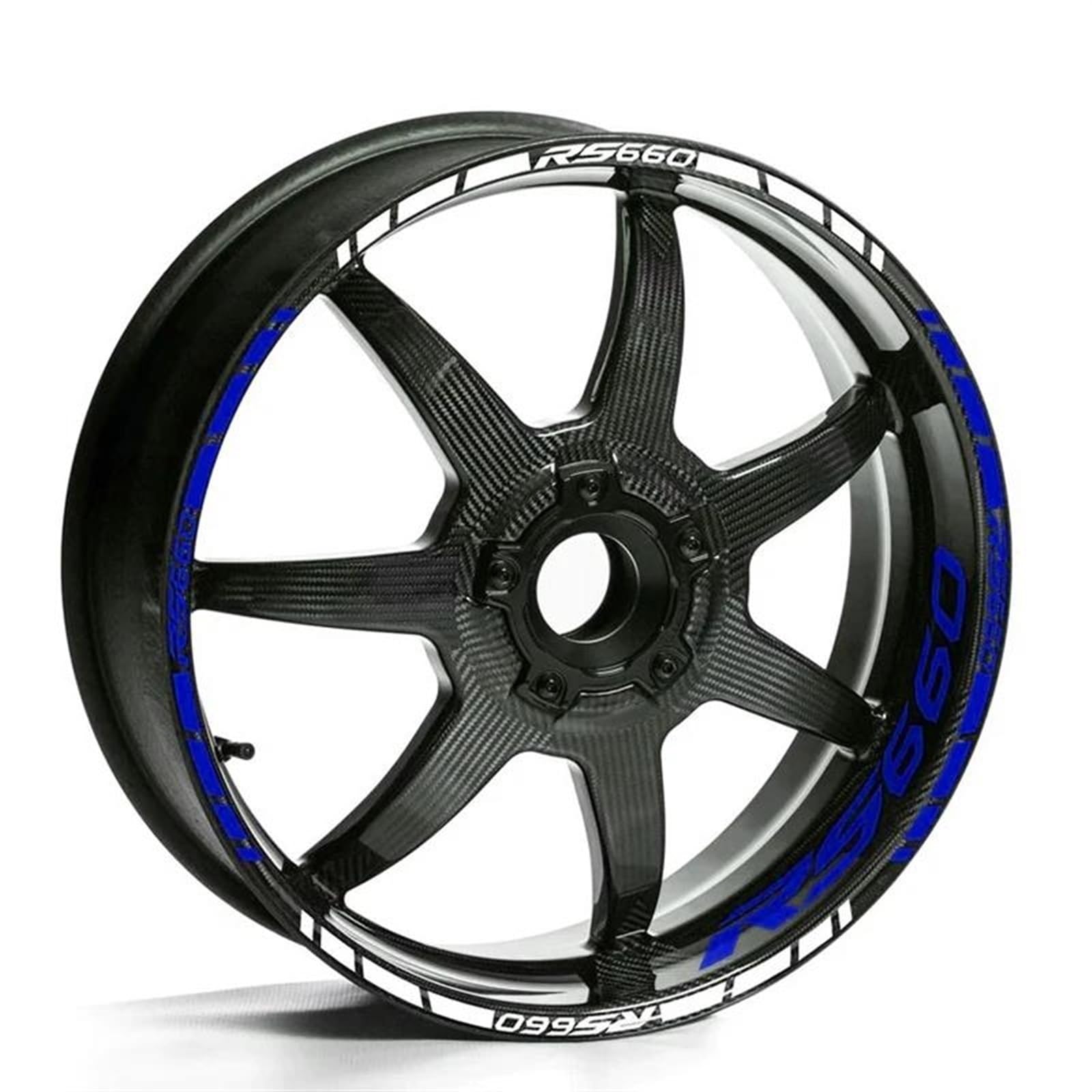 Motorcycle Wheel Sticker Reflective Rim Decal 17" Stripe Tape Accessories for Aprilia RS660 RS 660 Decorative(Color3)