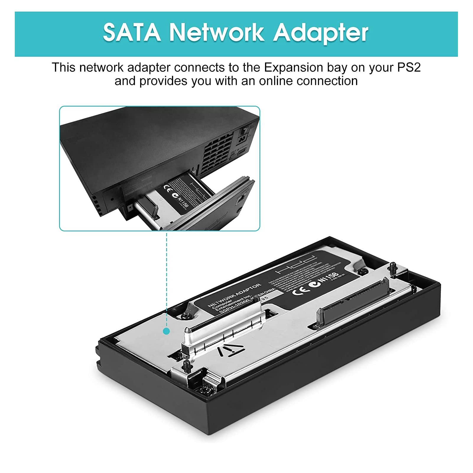 Amazon.co.jp: PS2 SATAネットワークアダプター、SATAインターフェース