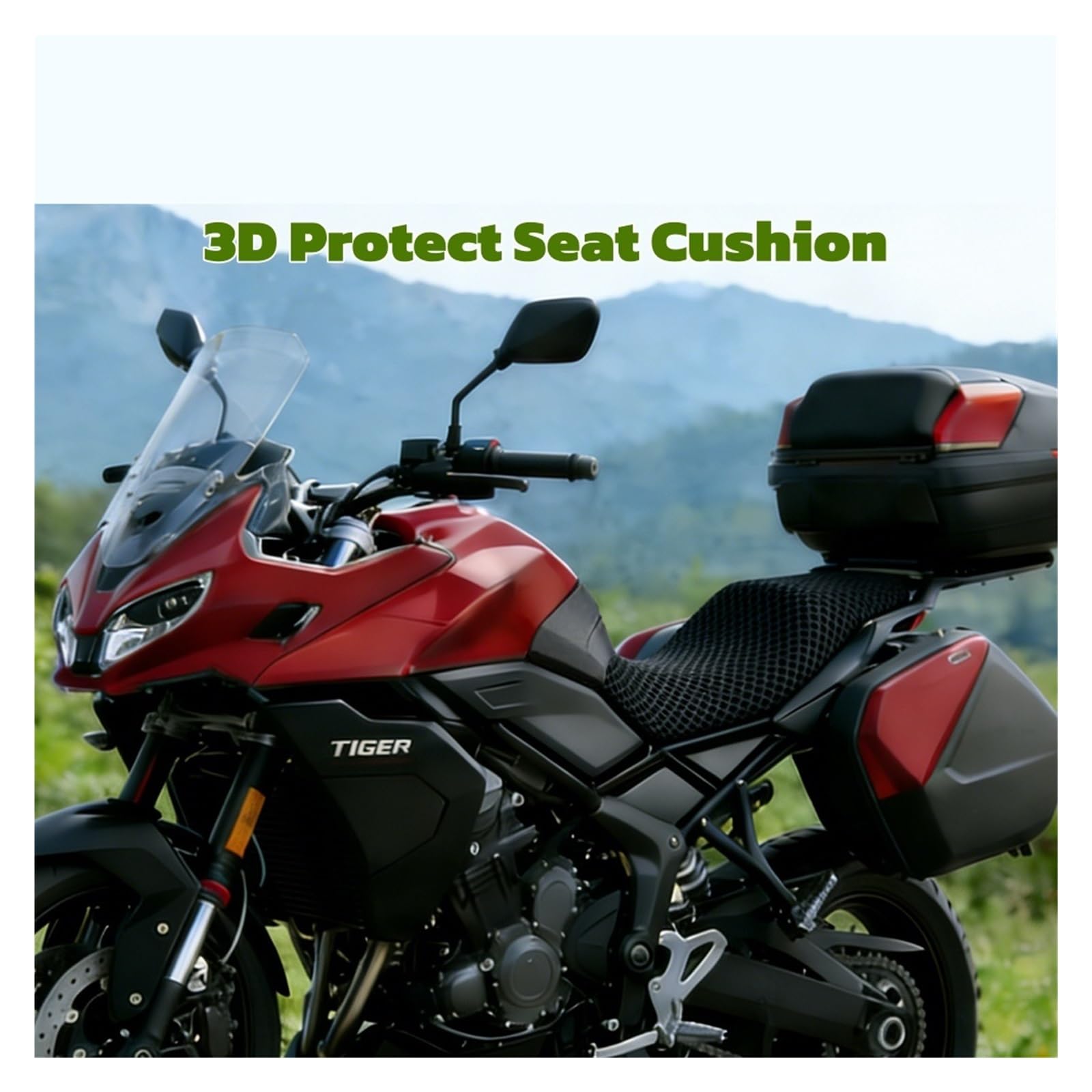 Motocicletta‌ copri Sella Coprisella Proteggere Cuscino Traspirante Kit Per Tiger Sport 800 Tour 2026 Per TIGER Sport800 Moto Protezione Isolante Copertura Di Sede