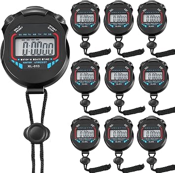 Waterproof Stopwatch Digital Handheld Multi-Function Professional Electronic Chronograph Sports Stopwatch Timer Stop Watch 10