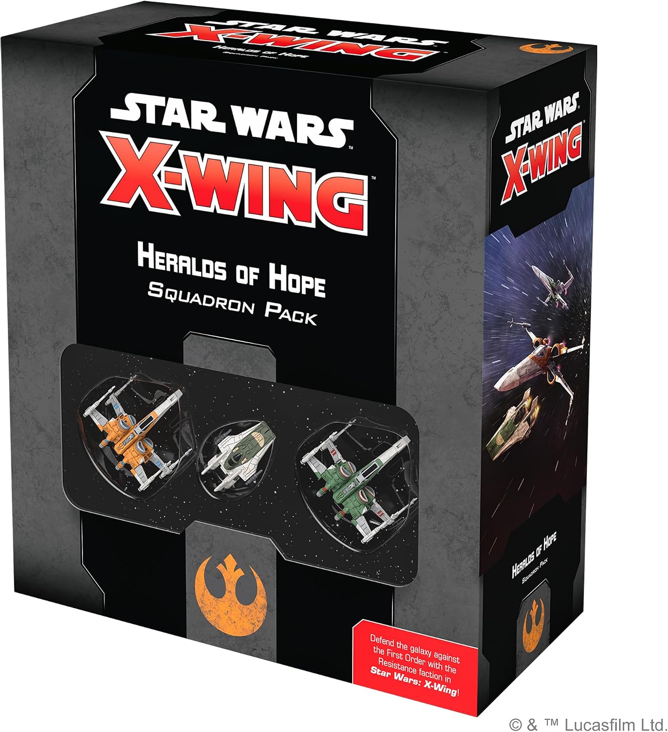 Star Wars X-Wing 2nd Edition Miniatures Game Heralds of Hope SQUADRON PACK - Strategy Game for Kids & Adults, Ages 14+, 2 Players, 30-45 Minute Playtime, Made by Atomic Mass Games image 2