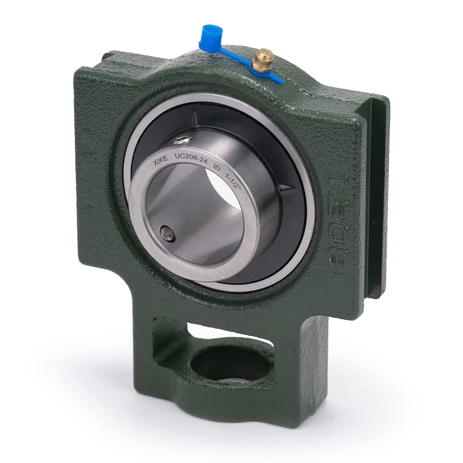 XIKE 2 Pcs UCT208-24 Bore 1-1/2" Pillow Block Take-Up Mounted Ball Bearings, Solid Cast Iron Base and Self Aligning Chrome Steel Sealed Bearings.