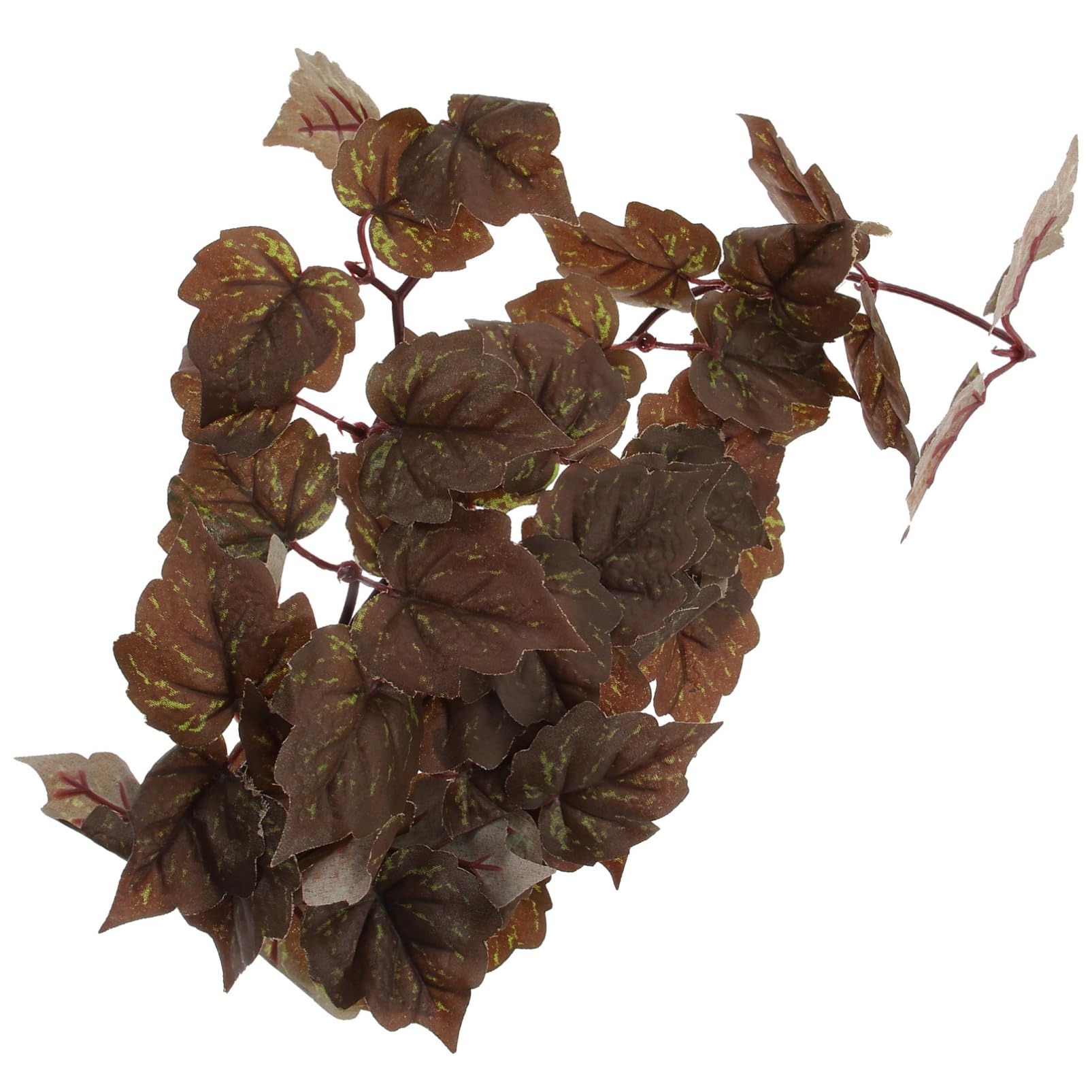 Totority Artificial Hanging Plants for Reptile Tanks Terrarium Decor with Suction Cup Realistic Fake Plants for Bearded Dragons Geckos and Other Amphibians Vibrant Plant Accessories