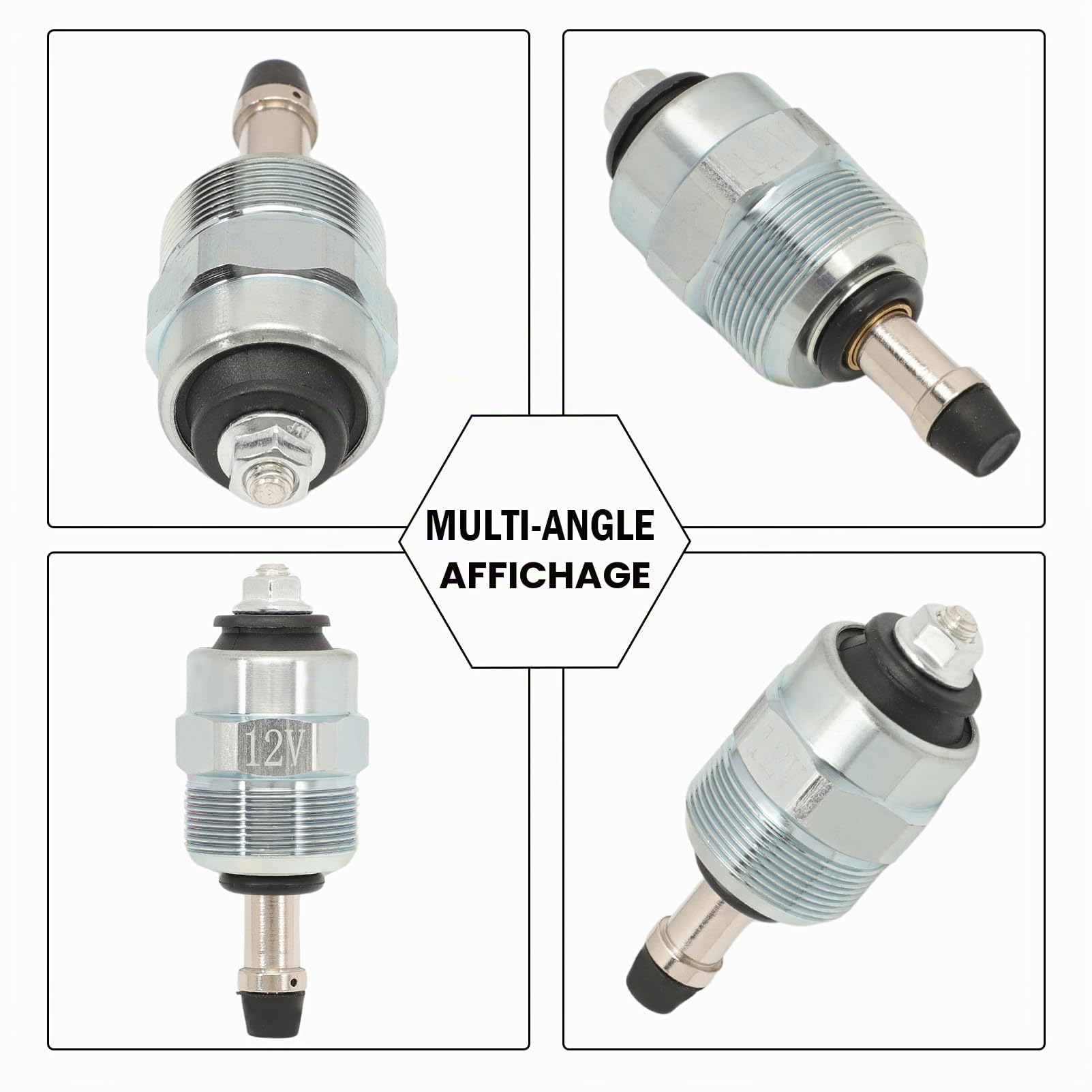 Pompe d'injection B-s-h ensemble électrovanne d'arrêt pièces de rechange 1680.41 7701024772 7701045323 12V L'électrovanne d'arrêt de pompe d'injection