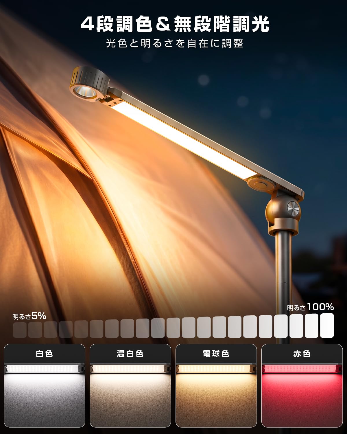 Amazon.co.jp: HAGOOGI ledランタン キャンプ ライト 充電式 2000lm高