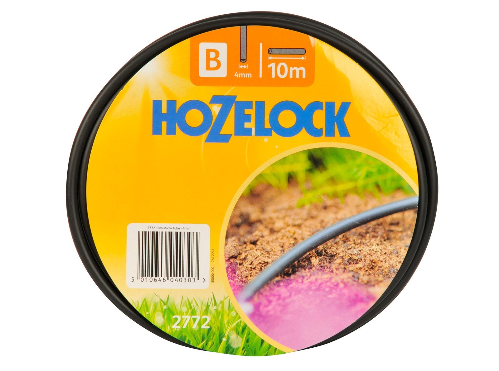 Hozelock Black Micro Tube 10M (4Mm)