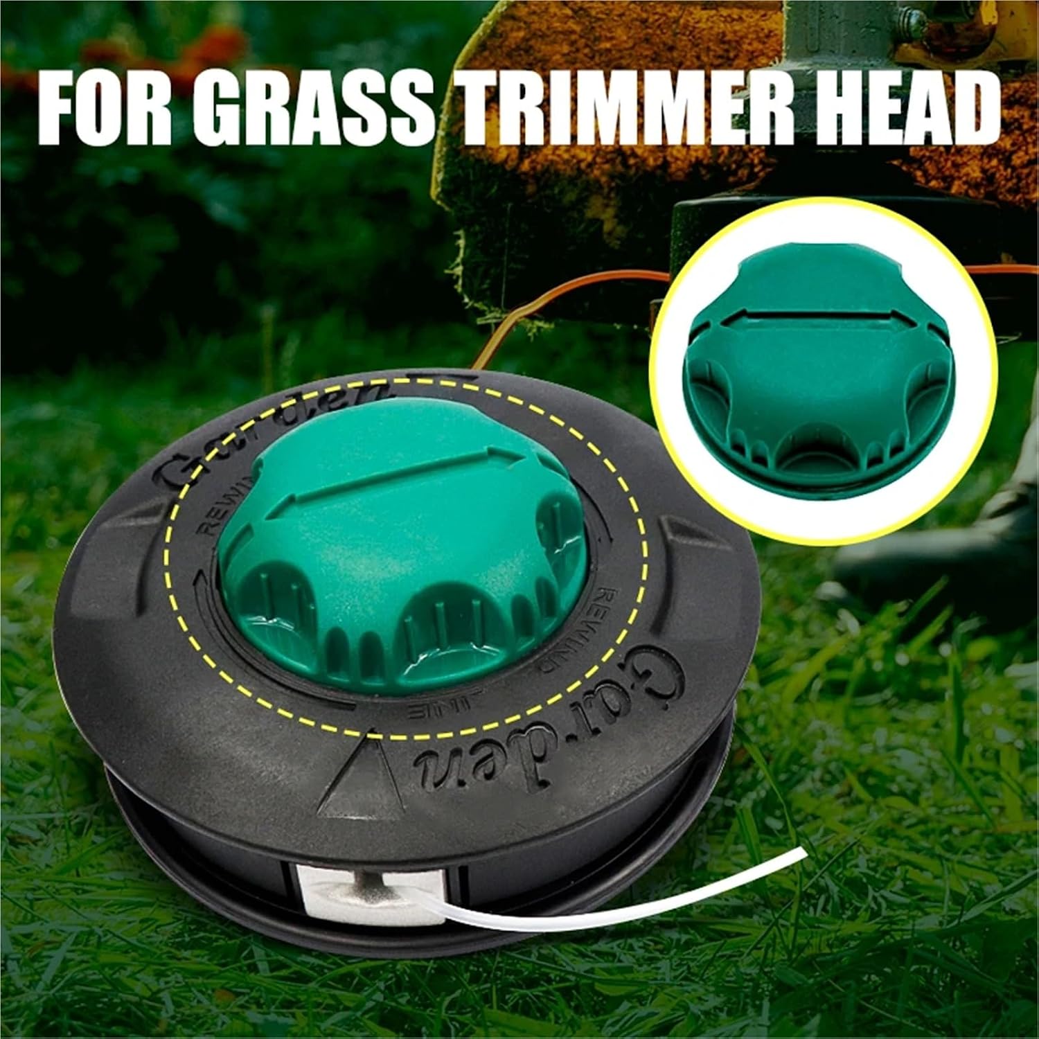 Universal Brush Cutter Head with Wire Feed Suitable for BC380T BC400S BC400T BC430S BC241S Aluminum Accessory