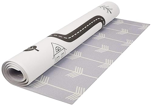 Vista 146 de Baby Care - Alfombra de juego (grande, diseño juguetón, Pinko & Friend) de 82 x 55 pulgadas, original de una pieza, reversible, enrollable, Juguetón
