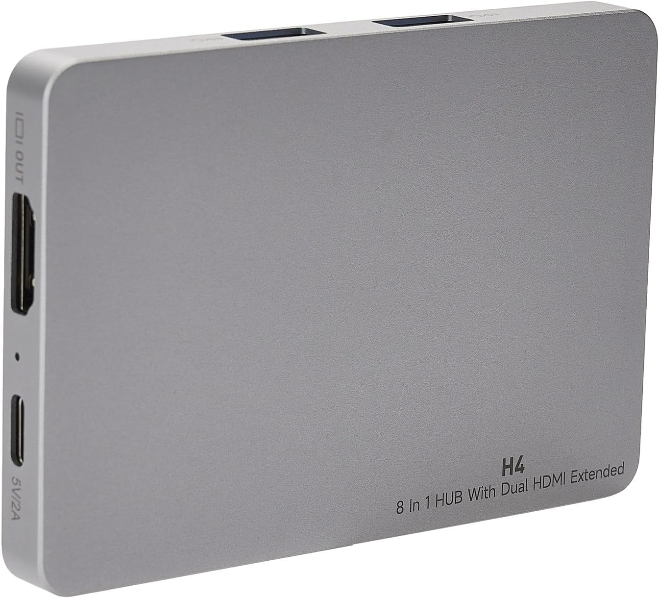 H4 Laptop Screen Extension - 8 in 1 HUB with Dual HDMI Extended, 2 HDMI(4K @60Hz),3 USB A&C 3.0 Ports Hub Only Suitable for F3