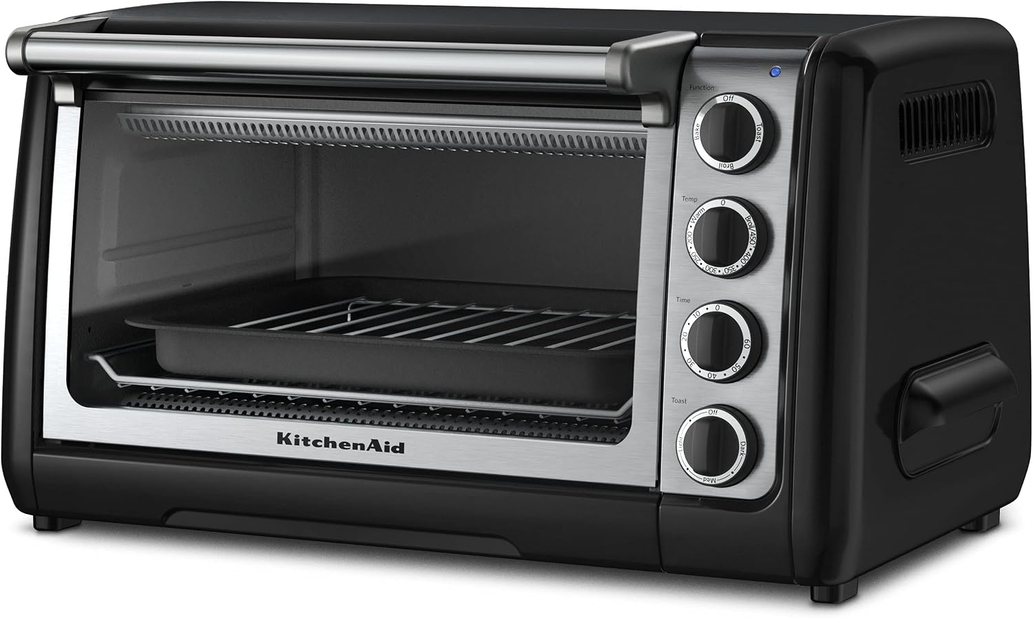 KitchenAid KCO111OB Countertop Oven, Onyx Black (Renewed)