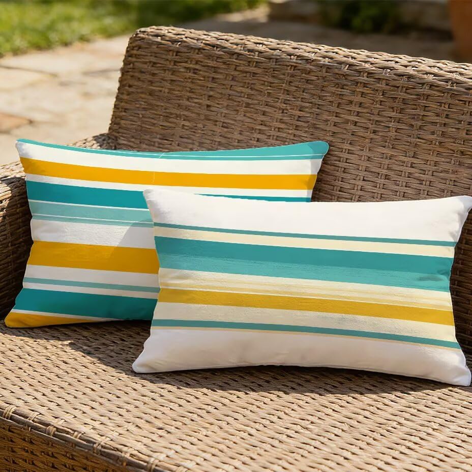Housses de coussin de jardin 60x80 extérieur imperméable M-P982