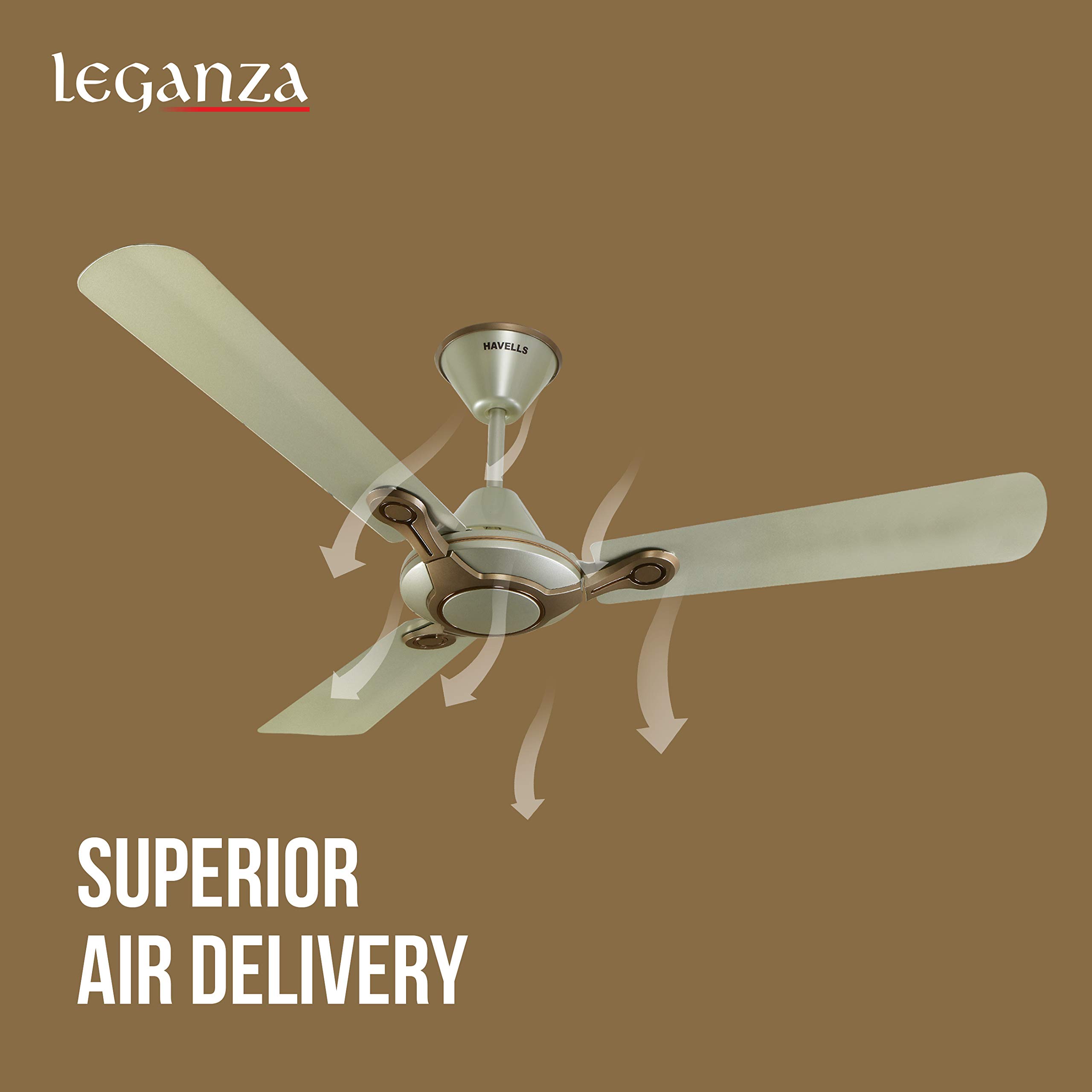 Havells Leganza Ceiling Fan - Bronze Gold -6