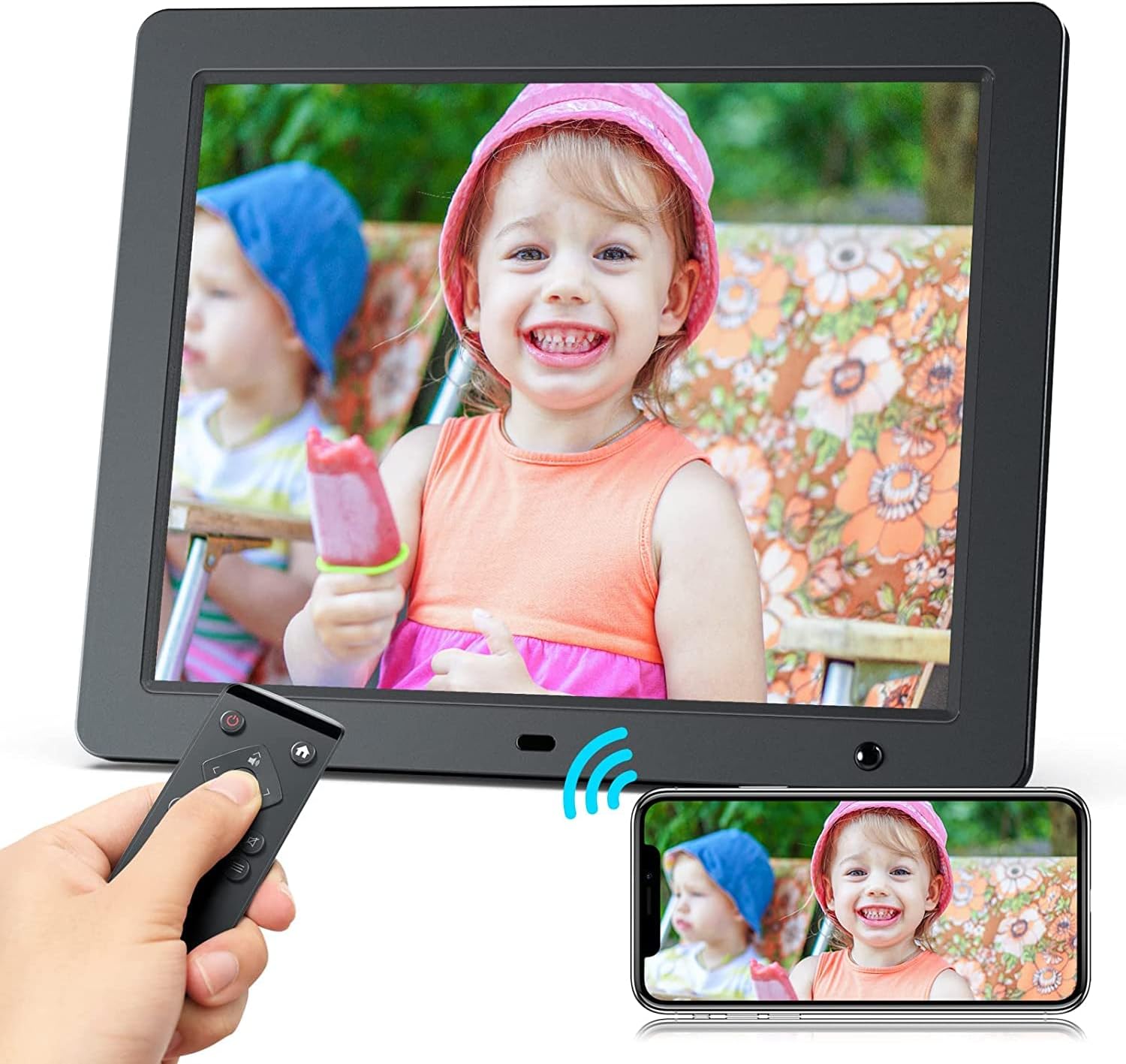 WiFi Digital Picture Frame 15 Inch Smart Electronic