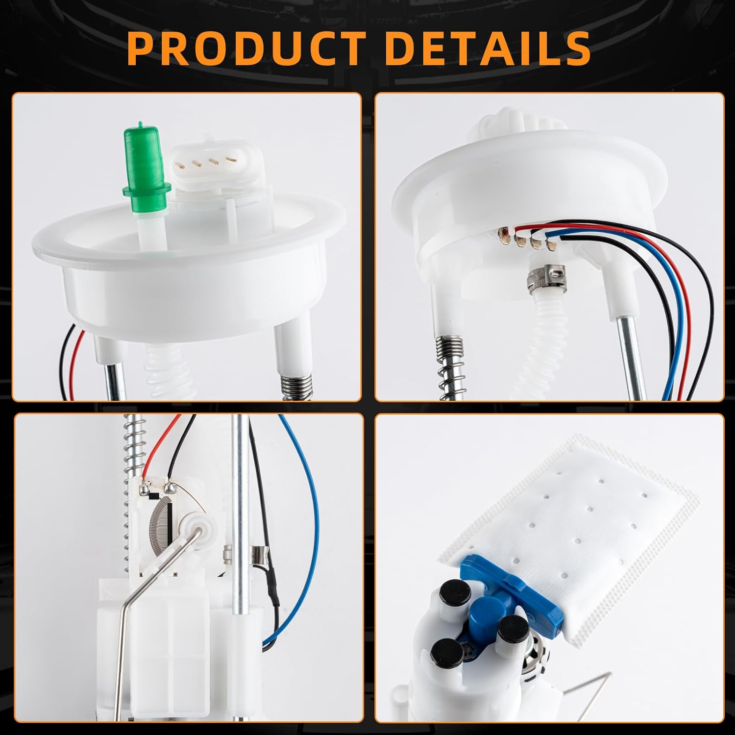 Electric Fuel Pump Assembly Compatible For Polaris Sportsman 450 570 850 1000 2014 2015 2016 Replaces 2205469 47-1002 2521389 2205374 2521323 2207670 2205525 E11022